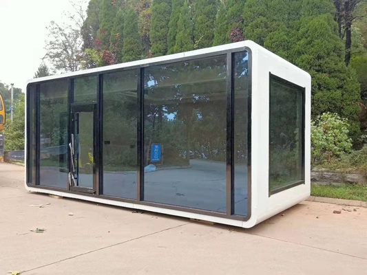 LANGE Rumah Kontainer Paket Datar Bernada Portabel Rumah yang Dapat Diperluas 13.92m2