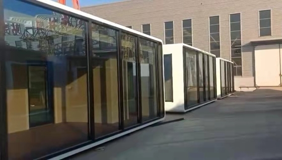 Sandwich Panel 20FT Prefab Modular Office Rumah Kontainer Pengiriman Prefabrikasi
