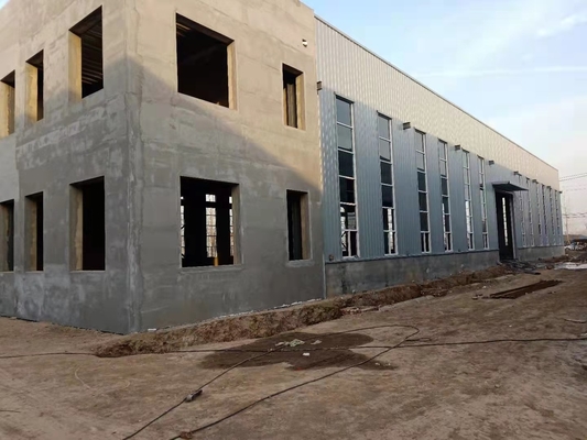 Gudang Struktur Baja Hangar Rumah Ayam Rumah Unggas Prefabrikasi Berkelanjutan