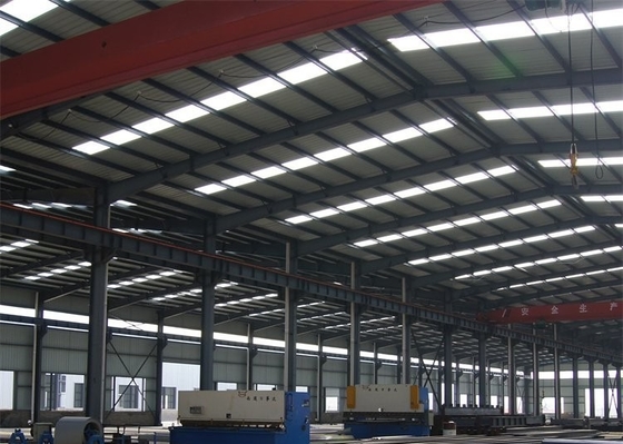 Lokakarya Struktur Baja Q355B Galvanis Panas Pabrik Gudang Logam Prefabrikasi