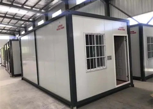 Rangka Baja Pengukur Cahaya Disesuaikan Rumah Kontainer Lipat Instalasi Cepat