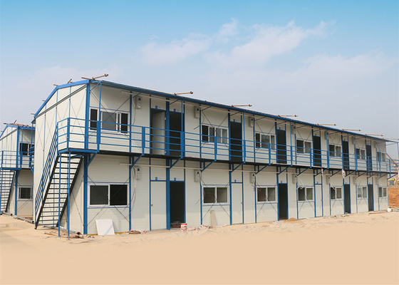 Ruang Bergerak Pengukur Cahaya Rumah Kontainer Baja Prefab Perlindungan Lingkungan