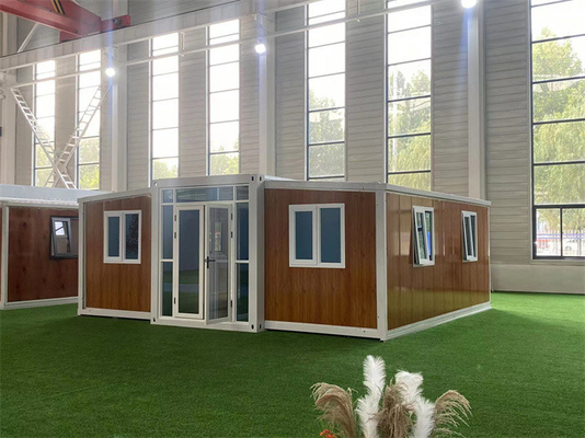 Modul 20-40 kaki rumah kontainer yang dapat diperluas dengan 3 kamar tidur