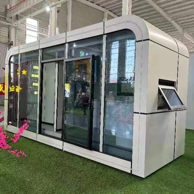 Bangunan Struktur Baja Mobil Prefabrikasi Apple Cabin Rumah Kecil