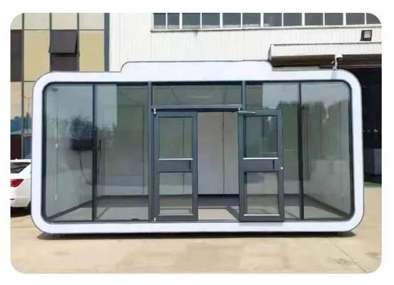 Bangunan Struktur Baja Mobil Prefabrikasi Apple Cabin Rumah Kecil