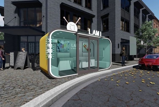 Apple Cabin Mobile Container House Untuk Rumah Kantor Hotel