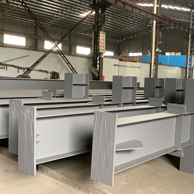 Papan atap logam prefab Rangka baja struktural berat Gedung konstruksi