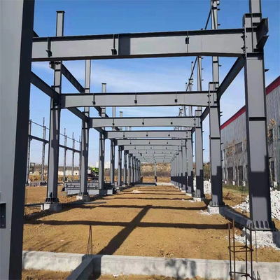 Q235 / Q355 Baja Struktural Karbon Prefab Baja Lokakarya Konstruksi