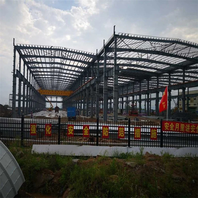 Q235 / Q355 Baja Struktural Karbon Prefab Baja Lokakarya Konstruksi