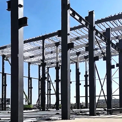 Bangunan Struktur Baja Prefab Modern Gudang Baja Prefab