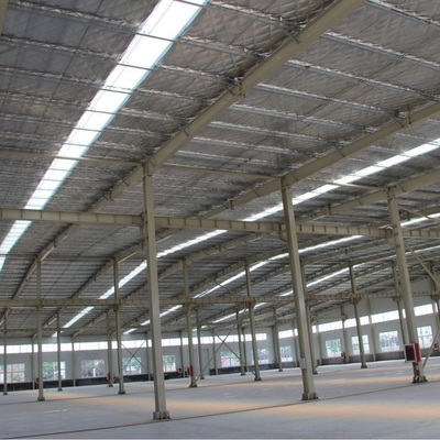 Bangunan Struktur Baja Prefab Modern Gudang Baja Prefab