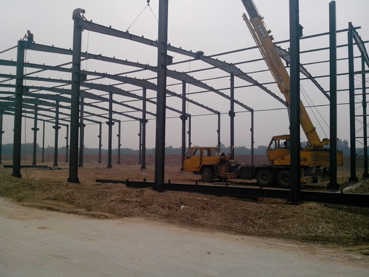 Struktur Baja Baja Prefab Bangunan Gudang Fabrikasi