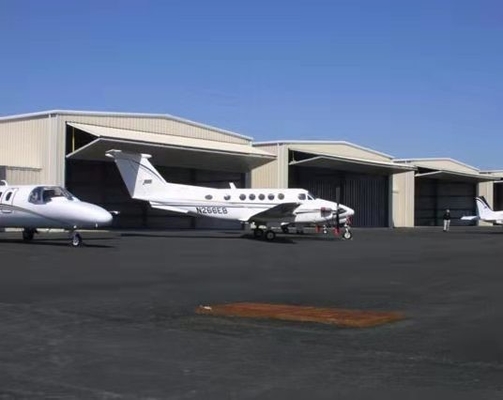 Struktur Baja Struktural Karbon Rentang Panjang Hangar OEM ODM