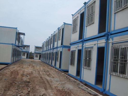Rumah Sakit Rangka Baja THC EPS 100mm Hotel Rumah Kecil Prefab Disesuaikan