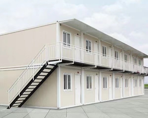 0.476mm THC Steel Sheet Flat Pack Container House Mudah Menginstal Rumah Prefab Modern