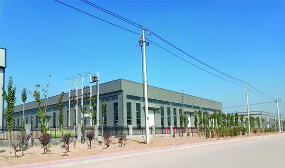 Struktur Baja Gudang Q235 Industri Profesional Prefabrikasi