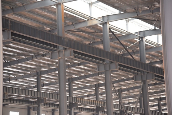 Rumah Hunian Prefabrikasi Rentang Besar Q235B Steel High Rise Buildings
