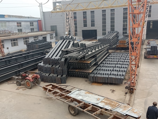Bangunan Pertanian Prefab Anti Api 1000m2 Gudang Pertanian Prefabrikasi