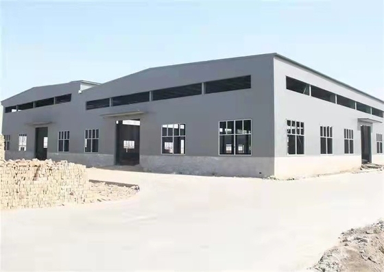 Bangunan Struktur Baja Galvanis Prefab Industri Tahan Air