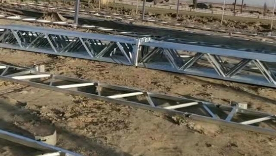 AZ150 Zinc Coated Prefabricated Steel Frame Buildings Untuk Performance Hall