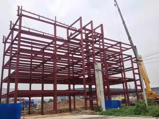 Fiberglass Wool Bangunan Rangka Baja Prefabrikasi Untuk Bungalo