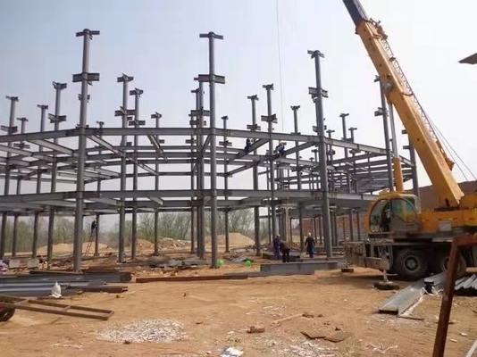 Rumah Prefab Baja Ringan yang Disesuaikan Q235 Q345 Villa Mewah Prefabrikasi