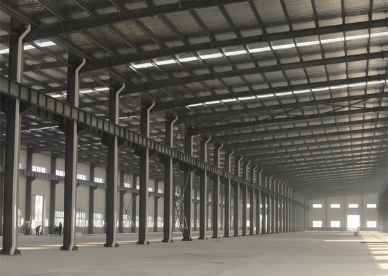 Lokakarya Struktur Baja Q355B Galvanis Panas Pabrik Gudang Logam Prefabrikasi