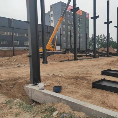 Bangunan Pengelasan Fabrikasi Arsitektur Baja Struktural Ukuran Besar