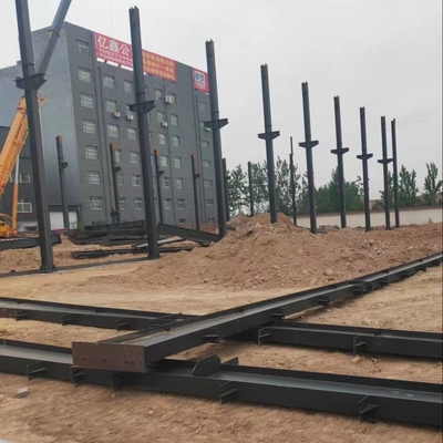 Bangunan Bengkel Struktur Baja 3D Tugas Berat Dengan Overhead Crane